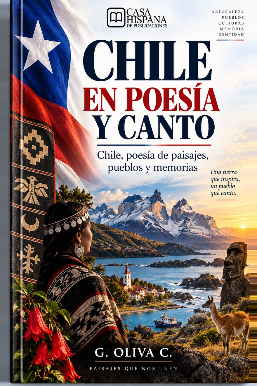 Cubierta de Chile en poesía y canto