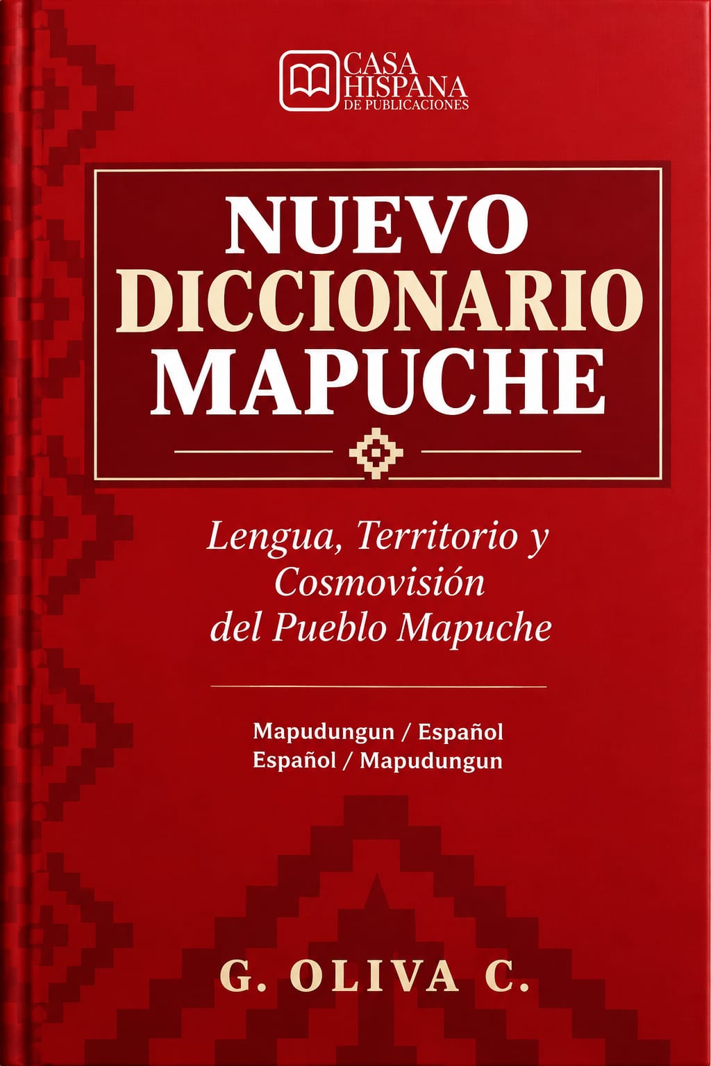 Cubierta de Nuevo Diccionario Mapuche