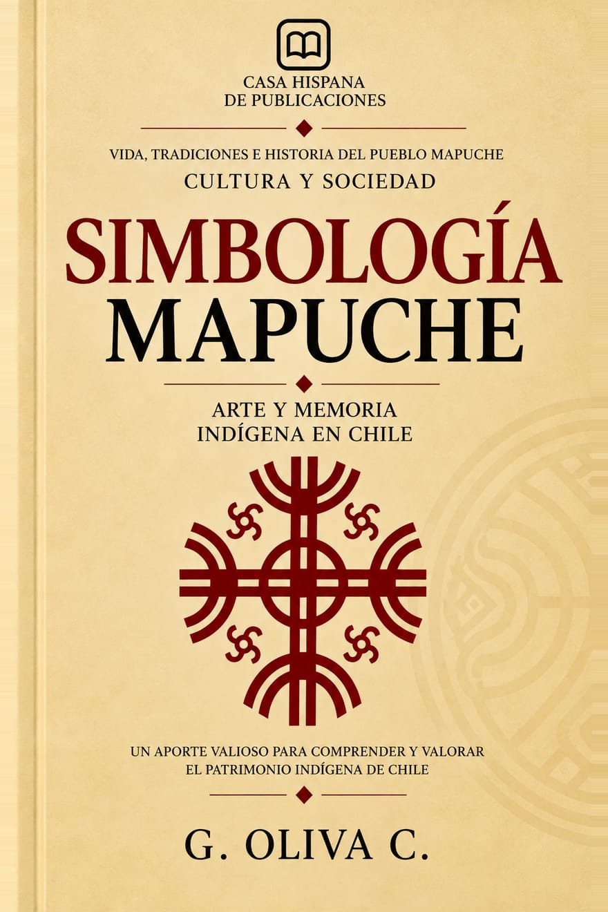 Cubierta de Simbología Mapuche