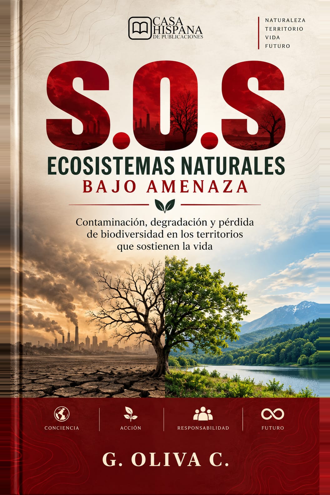 Cubierta de S.O.S ecosistemas naturales bajo amenaza