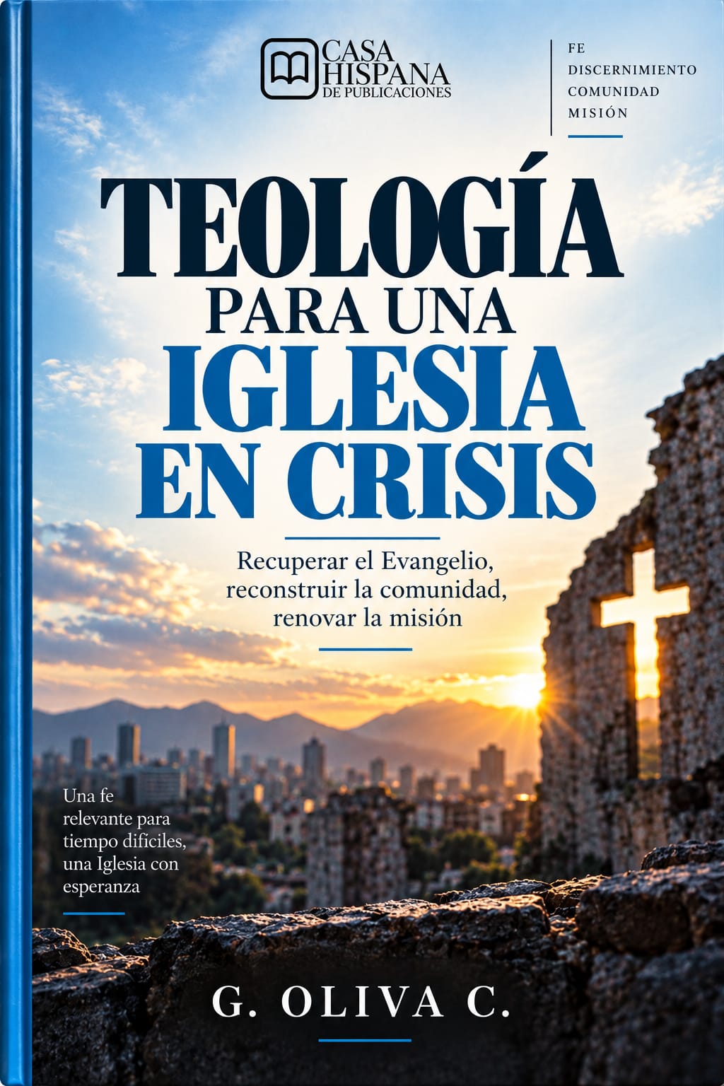 Cubierta de Teología para una Iglesia en crisis